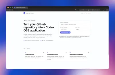 【网站自荐】Codex OSS Helper